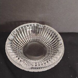 Nachtman Crystal Ashtray, Ribbed Design, Vintage